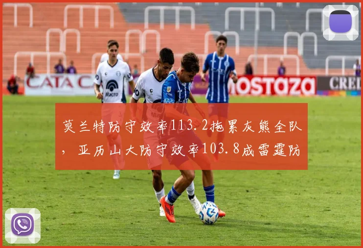 莫兰特防守效率113.2拖累灰熊全队，亚历山大防守效率103.8成雷霆防守基石